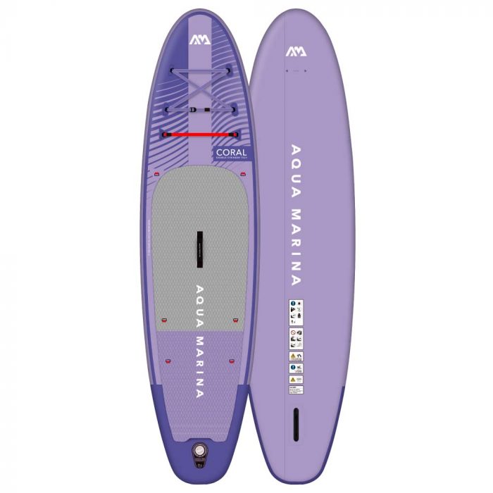 SUP-board надувной Aqua Marina Coral (Night Fade) 10'2" комплект ss23 SUP-board надувной Aqua Marina Coral (Night Fade) 10'2" комплект ss23