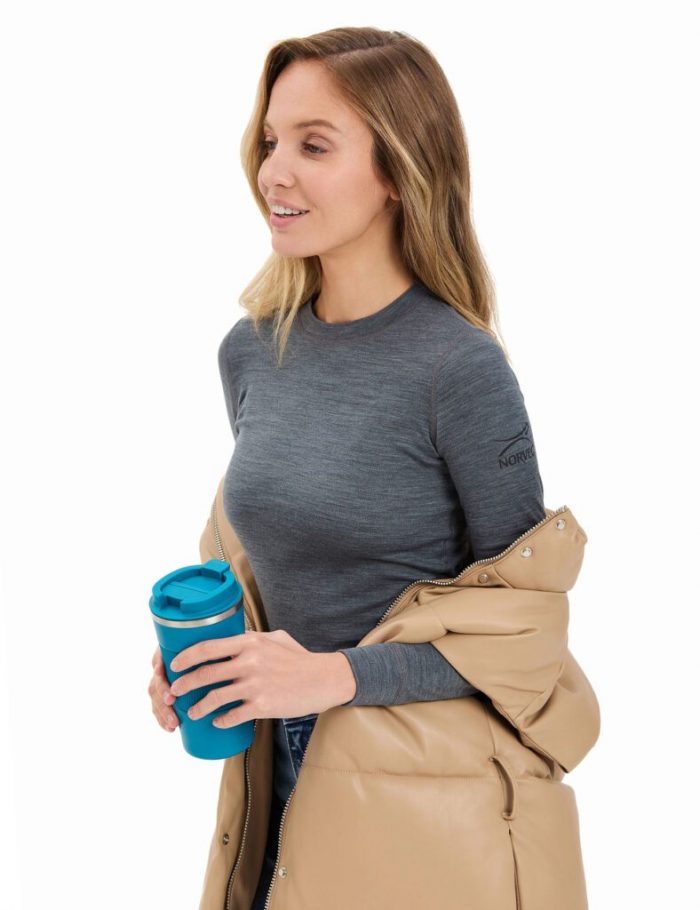 NORVEG Термокомплект SOFT женский (серый меланж)