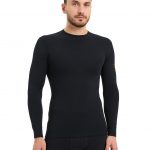 Термофутболка мужская (свитшот) Norveg для охоты и рыбалки серии HUNTER (blk)