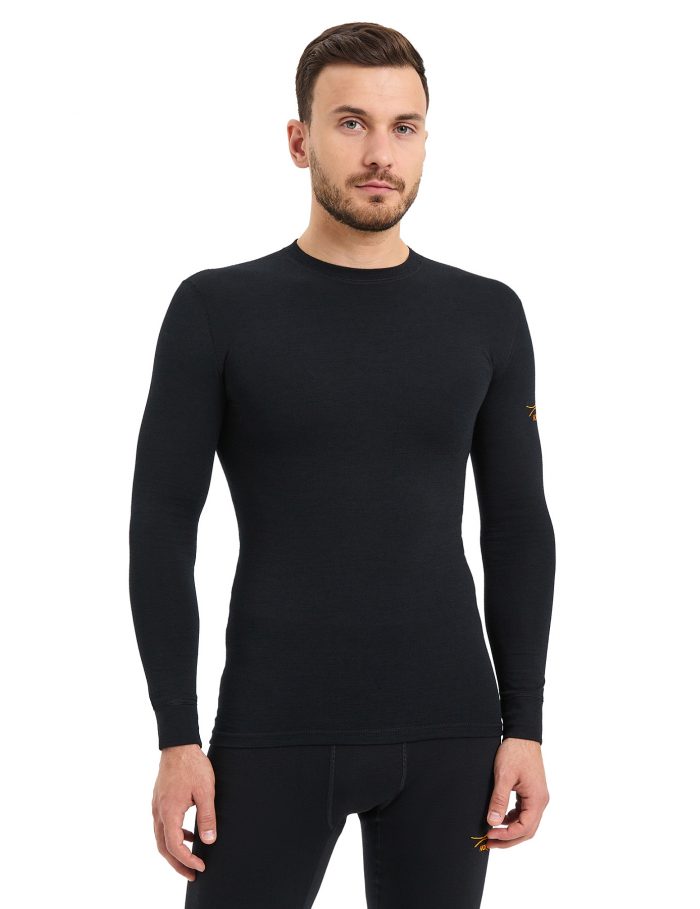 Термофутболка мужская (свитшот) Norveg для охоты и рыбалки серии HUNTER (blk) Термофутболка мужская (свитшот) Norveg для охоты и рыбалки серии HUNTER (blk)