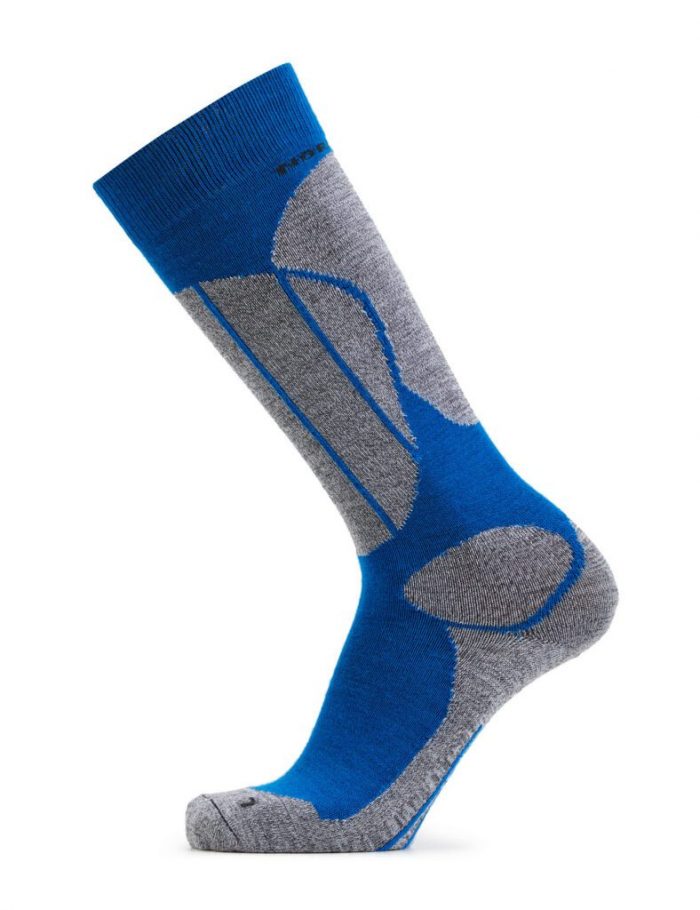 NORVEG SPORT WOOL Носки женские высокие цвет голубой + серый