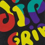 Шкурка для скейтборда Dip Grip SUPER LOGO