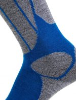 NORVEG SPORT WOOL Носки женские высокие цвет голубой + серый