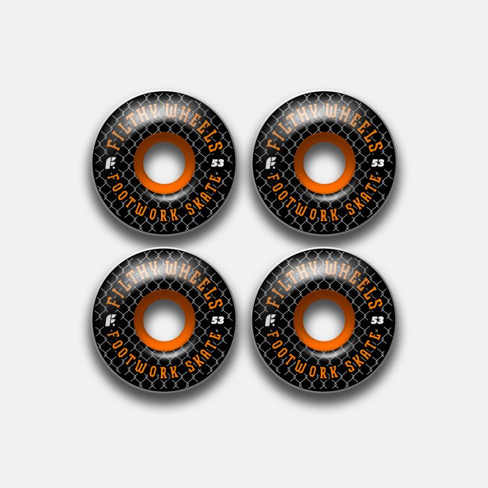 Комплект колес Footwork Filthy Black 85A 53мм Комплект колес Footwork Filthy Black 85A 53мм