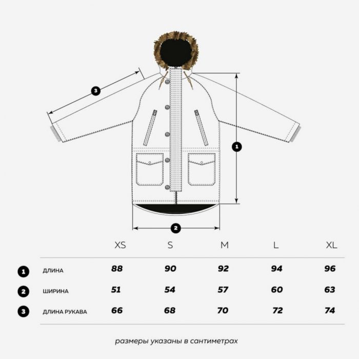 Парка зимняя Footwork Amut Olive Night