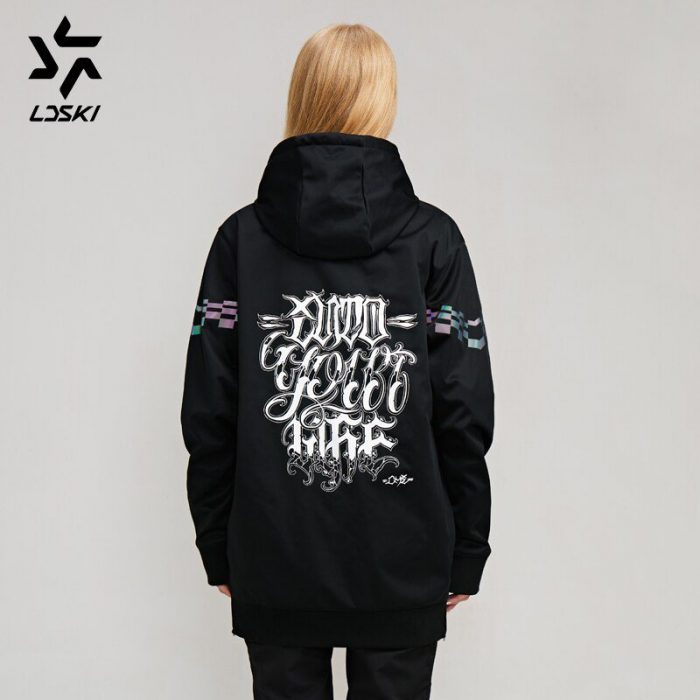 Куртка-толстовка горнолыжная LDSki graffiti hoodie