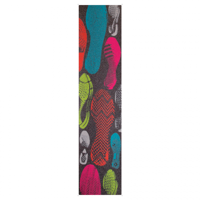 Шкурка для скейтборда Jessup ULTRA NBD Griptape размер 9" x 33" Multicolor Shoe Design