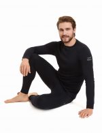 NORVEG Soft Футболка мужская с длинным рукавом (черный)