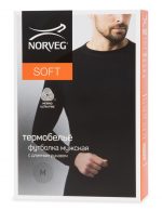 NORVEG Soft Футболка мужская с длинным рукавом (черный)