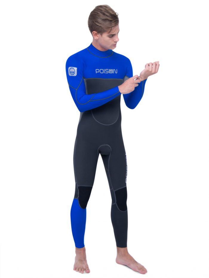 Гидрокостюм Poison Outrate 3/2 BZ FL black/blue