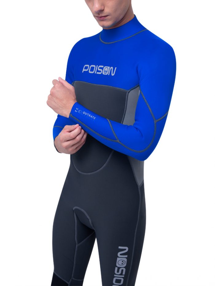 Гидрокостюм Poison Outrate 3/2 BZ FL black/blue