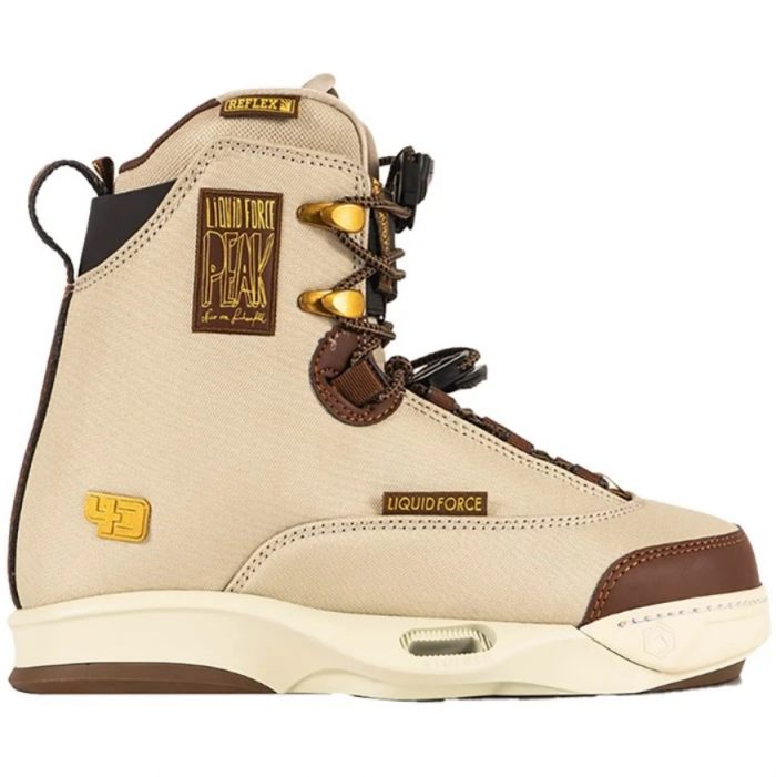 Крепления для вейкборда Liquid Force Peak 4D beige/brwn ss22