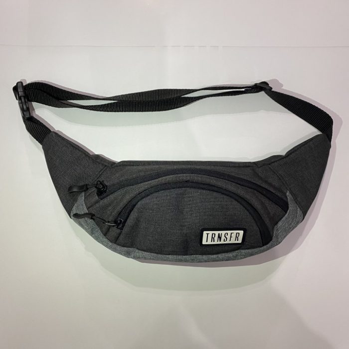 Сумка на пояс Transfer Small Pack Gray-Black Поясная сумка TRNSFR Small Pack grey/black