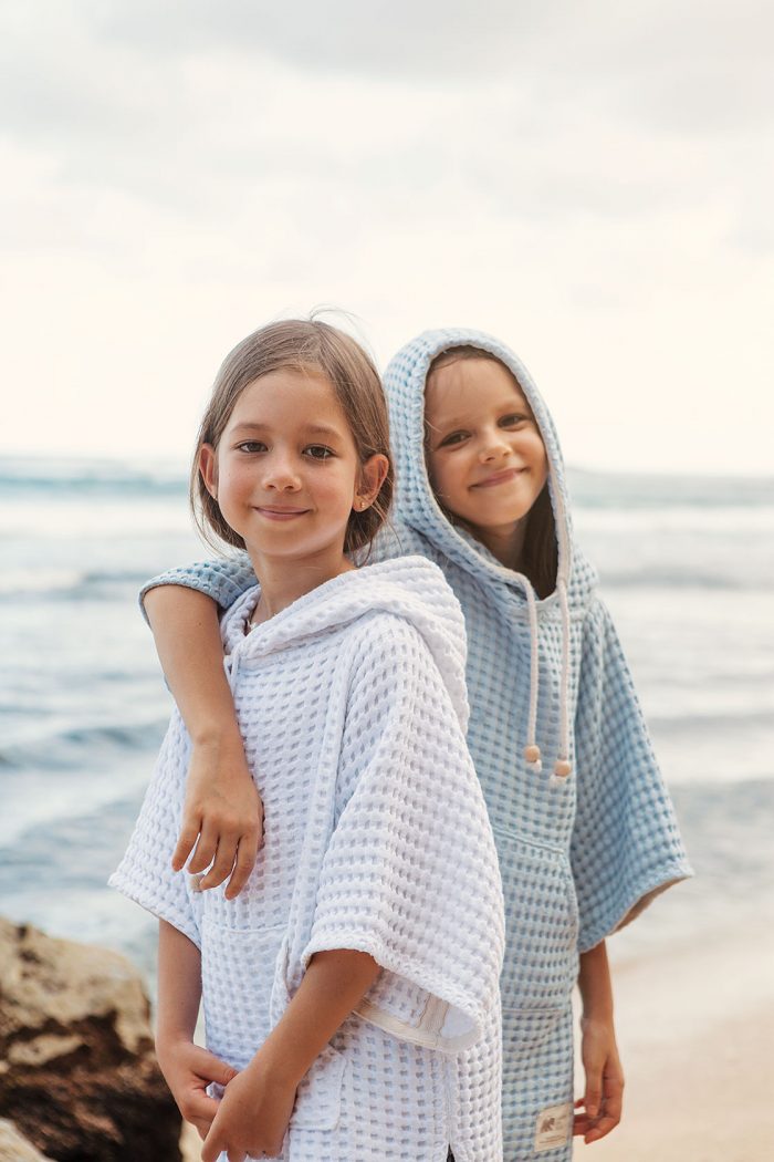 cmk-kids10 Пончо Cuddle Me Kind детское вафельное