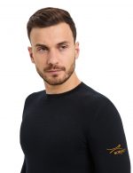 Термофутболка мужская (свитшот) Norveg для охоты и рыбалки серии HUNTER (blk)