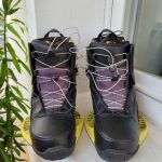 Крепления для вейкборда Slingshot RAD + boots blk/yellow USED=v.good (27cm)