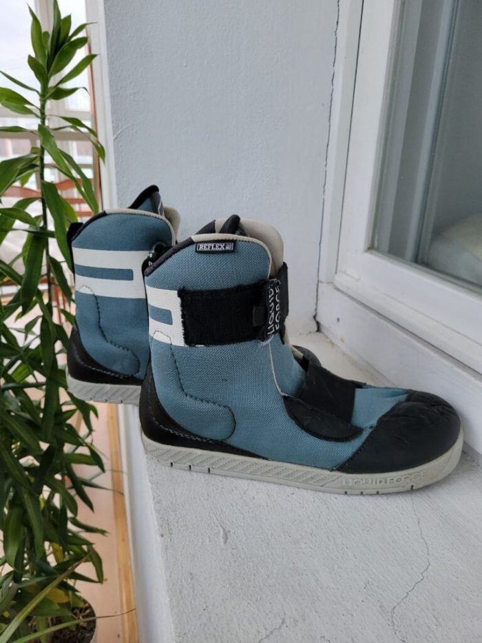 Крепления Liquid Force Peak 4D+boots blue US (9-10) USED