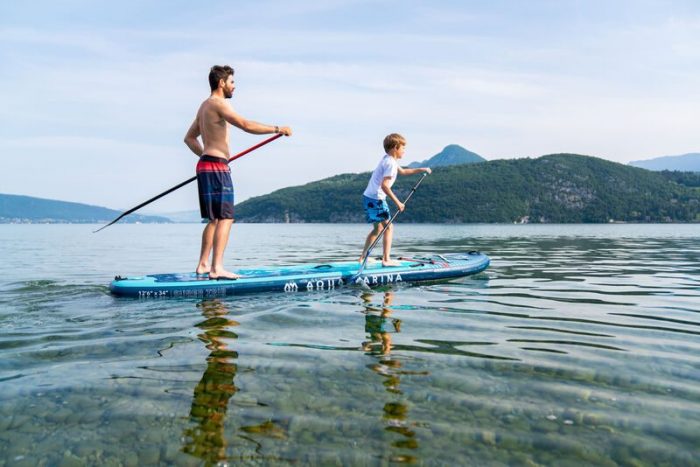 SUP-board надувной Aqua Marina Super Trip 12'6" комплект ss24