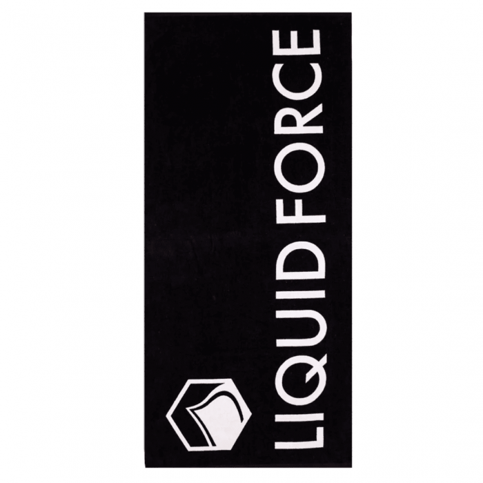 Полотенце Liquid Force LOGO-TOWEL BLACK ss24