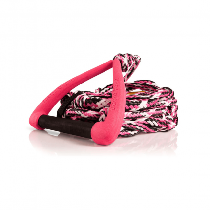 Комплект фал+ручка для вейк-серфа Liquid Force 9" DLX Molded Combo ss24 (pink)