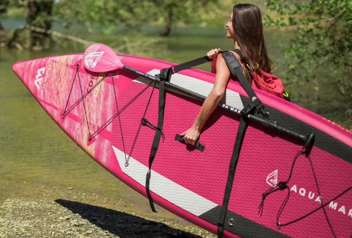 Весло для SUP-доски AM SPORTS III CORAL Adjustable Aluminum iSUP Paddle (CORAL Exclusive)