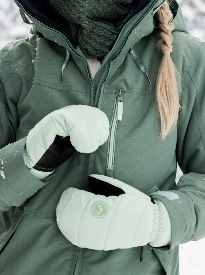 Варежки сноубордические женские ROXY FLINT CREEK MIT MTTN