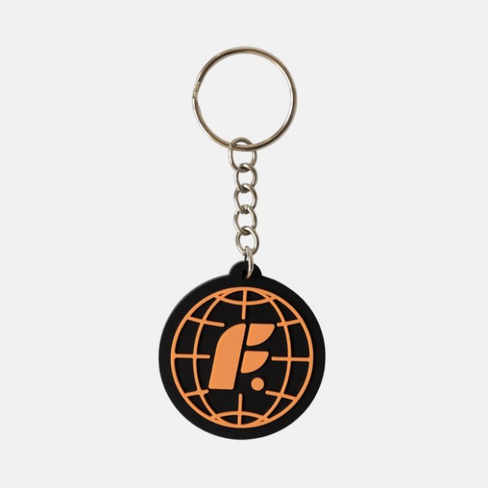 Брелок Footwork Резиновый F-WORLD 4х4 см
