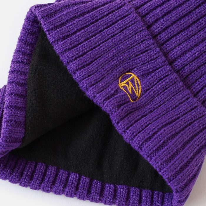 1-Шапка-Footwork-Fleece-Script-Purple-4 Шапка Footwork FLEECE SCRIPT — изображение 4