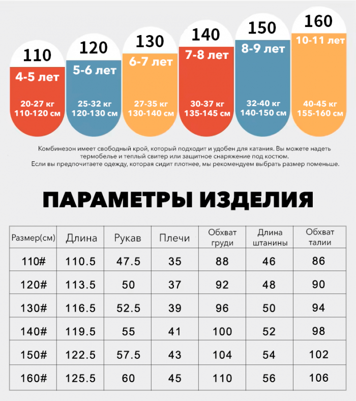 Детский комбинезон сноубордический LDSKI