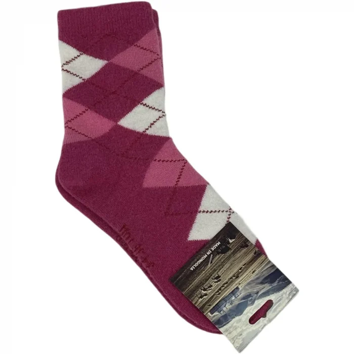 Носки TOD из монгольской шерсти "Ромбы" — изображение 4