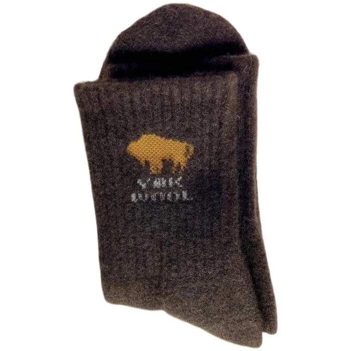 Носки TOD 100% шерсть яка Шоколадный