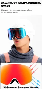 Маска сноубордическая LDSki EAGLE — изображение 16