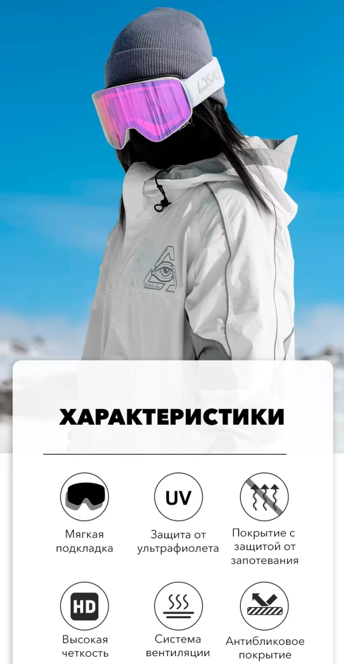 Маска сноубордическая LDSki EAGLE — изображение 5