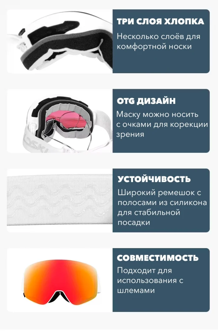 Маска сноубордическая LDSki PEREGRINUS