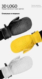 Сноубордические варежки LDSki Retro