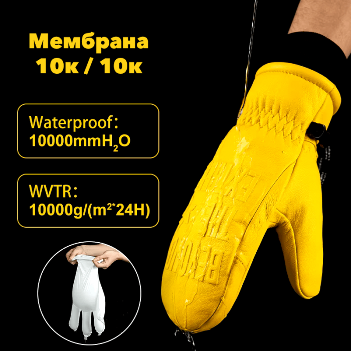 Сноубордические варежки LDSki Retro