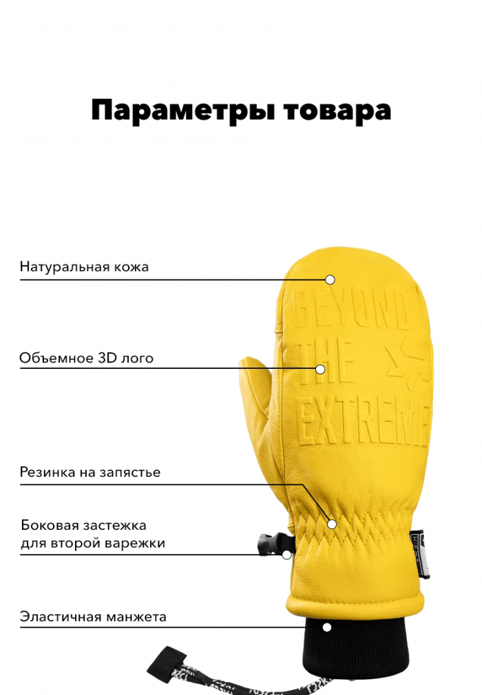 Сноубордические варежки LDSki Retro