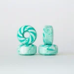 Комплект колес для скейтборда Footwork SWIRL MINT (52 мм, 99A Форма Classic)