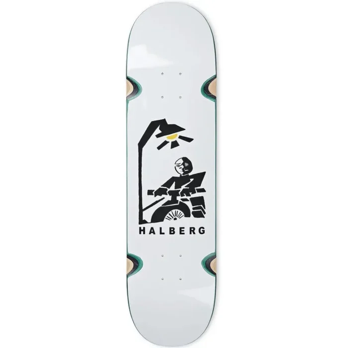 Дека Polar HJALTE HALBERG  Insomnia White Wheel Wells Дека Polar HJALTE HALBERG Insomnia White Wheel Wells