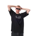 Футболка Стенограффия ДОБРО НОВЫЙ АНДЕГРАУНД черная