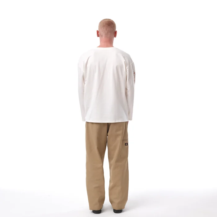 Лонгслив Стенограффия Нейронка молочный