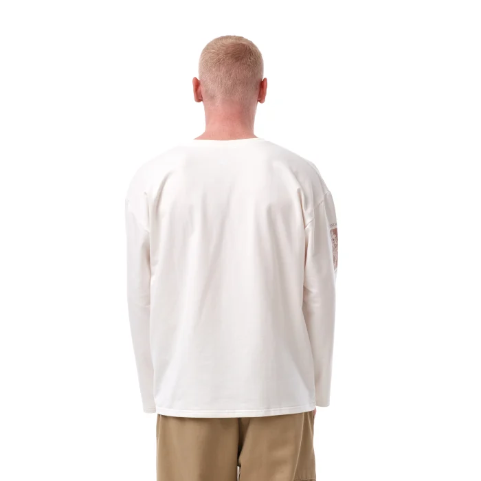 Лонгслив Стенограффия Нейронка молочный