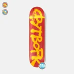 Дека Footwork Progress Лого Неон Красный ss25