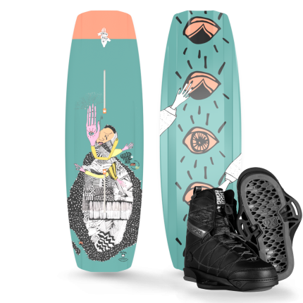 Комплект Вейкборд Liquid Force PEAK park ss23 + Крепления для вейкборда Liquid Force CLASSIC 6X ss24