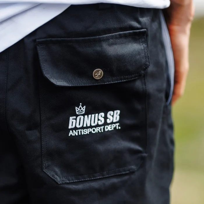 Черные городские Штаны Bonus snowboards x Larry pants Canvas