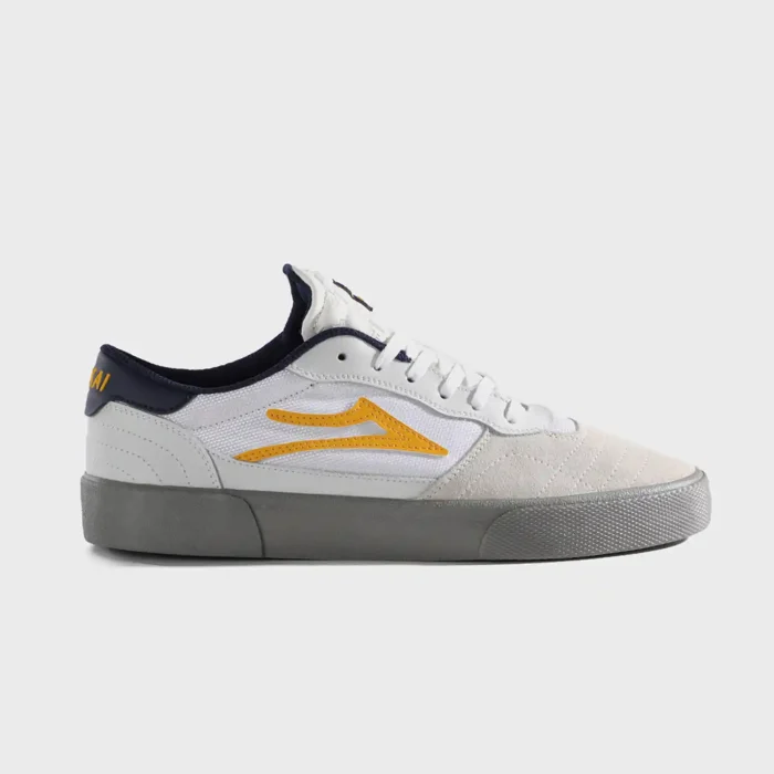 5-Lakai-Cambridge---White-Leather-Grey-1 Кеды Lakai Cambridge White Leather / Grey — изображение 1