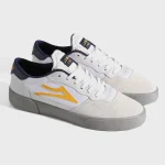 Кеды Lakai Cambridge White Leather / Grey — изображение 2