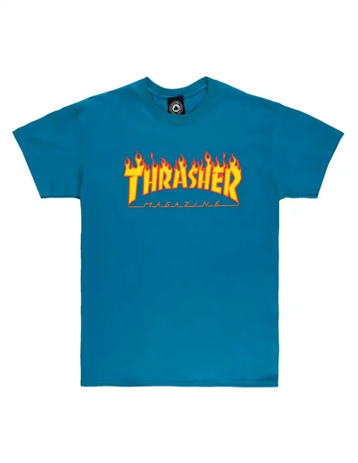 Футболка Trasher flame LOGO