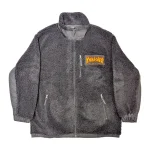 Толстовка флисовая Trasher LOGO fleece jacket
