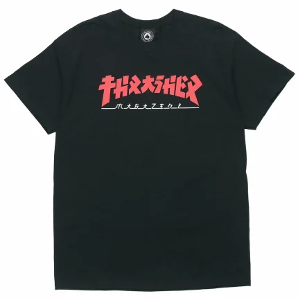 Футболка Trasher Japanese LOGO Godzilla blk